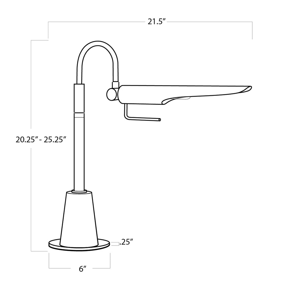 
                      
                        Raven Task Lamp (Polished Nickel)
                      
                    