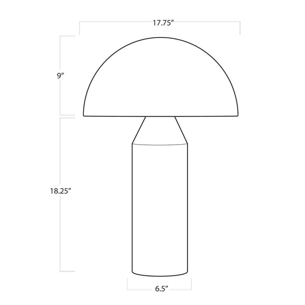 
                      
                        Apollo Table Lamp (Blackened Iron).
                      
                    