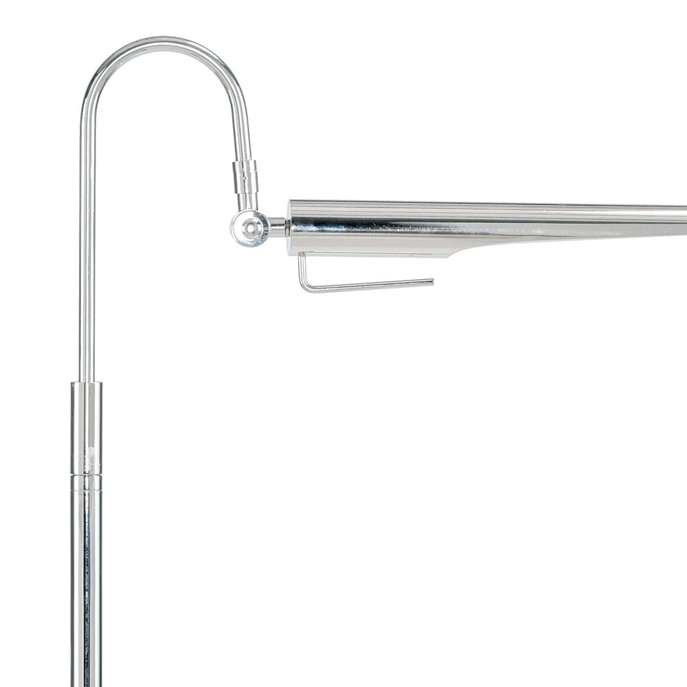Raven Floor Lamp (Polished Nickel)