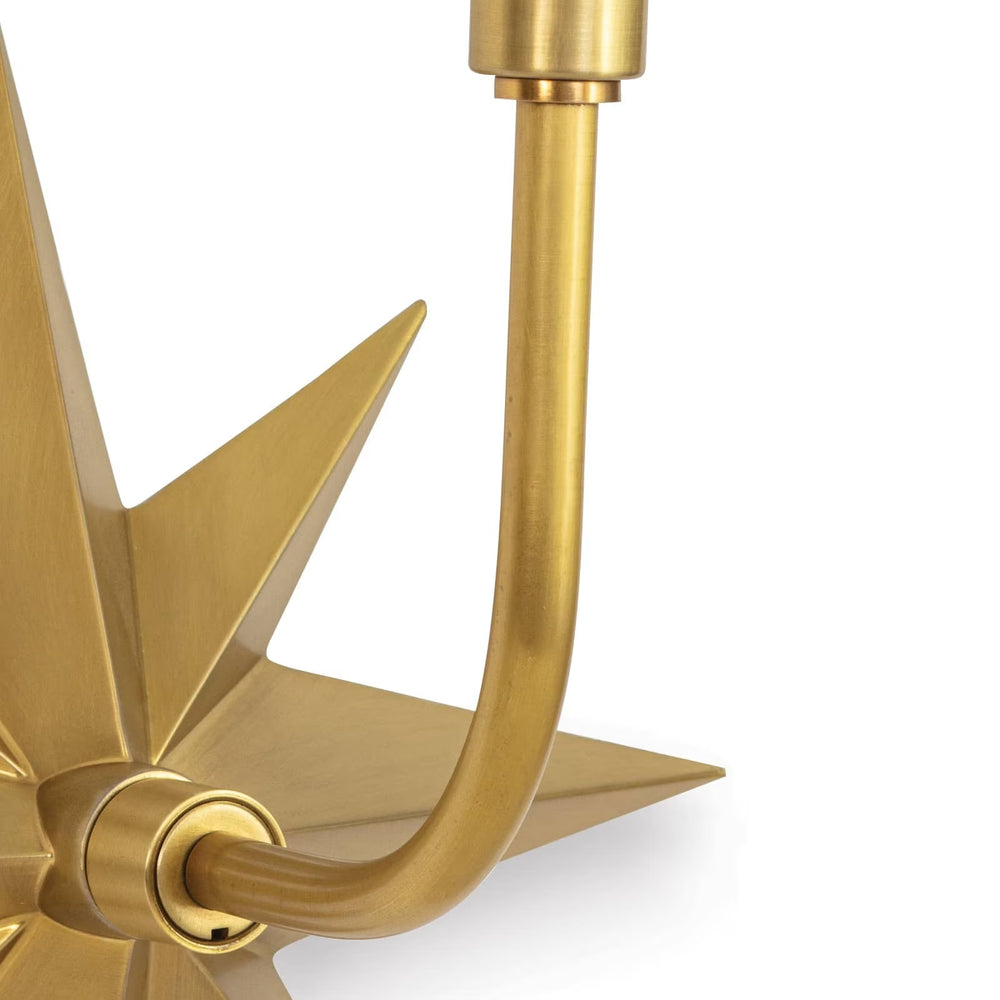 
                      
                        Etoile Sconce (Natural Brass).
                      
                    