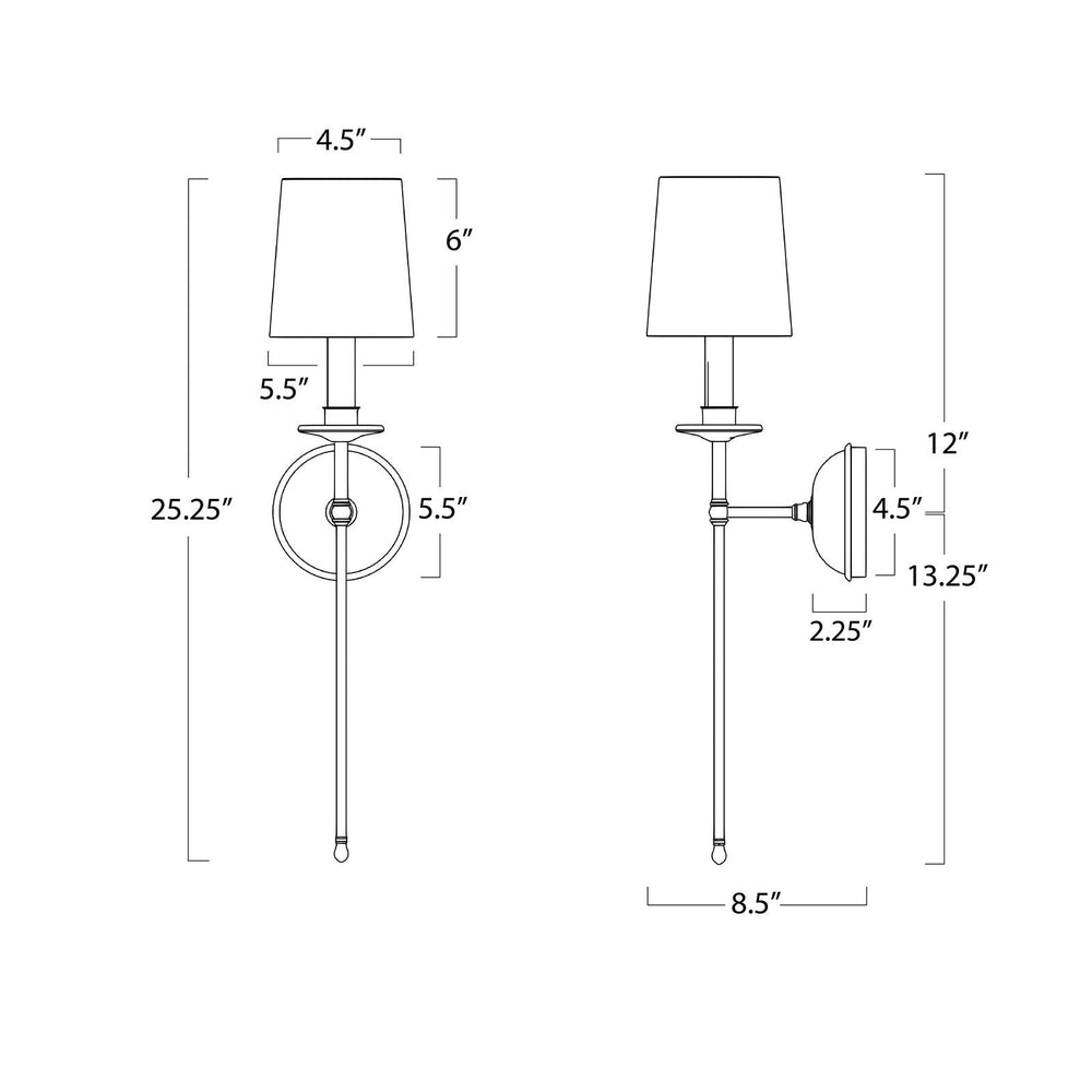 
                      
                        Fisher Sconce Single.
                      
                    