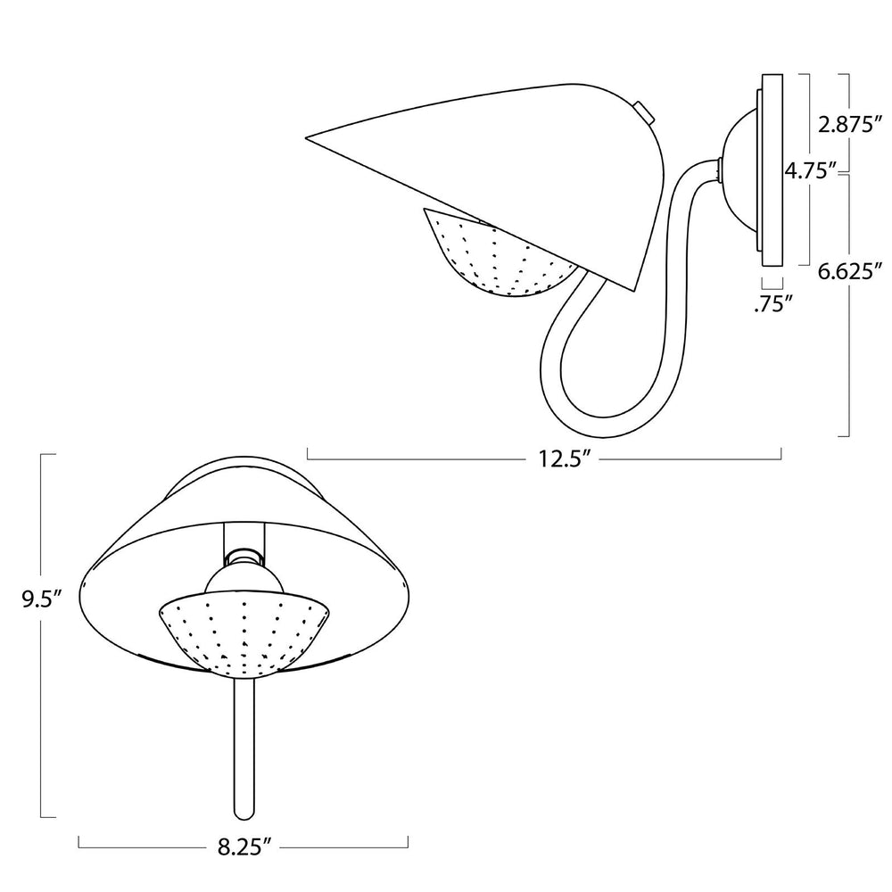 
                      
                        Keaton Sconce Single (Natural Brass)
                      
                    