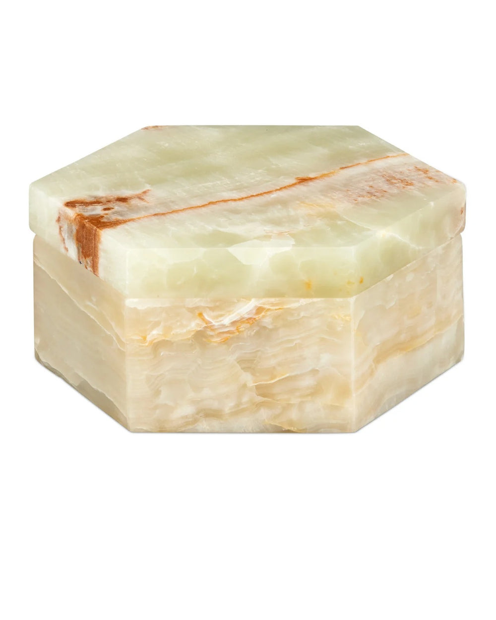 Arco Green Onyx Hexagon Box