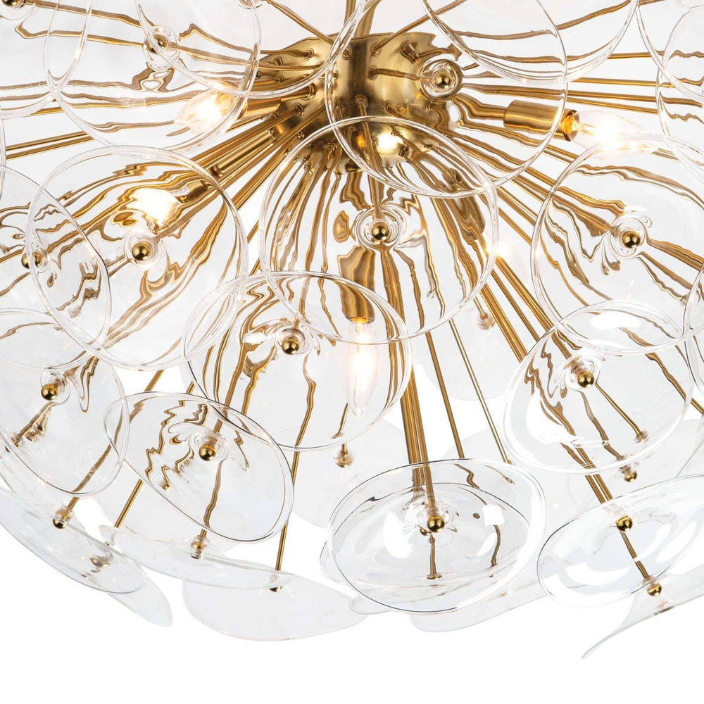 
                      
                        Poppy Glass Semi Flush Mount (Clear)
                      
                    