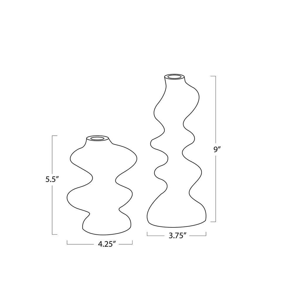 
                      
                        Blobby Candle Set (Brass).
                      
                    