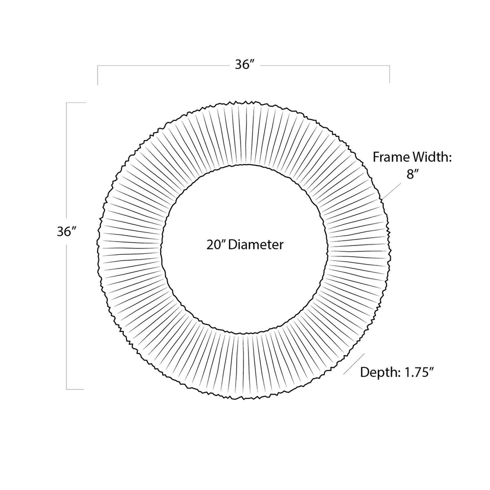 
                      
                        Slate Mirror Round (Black).
                      
                    