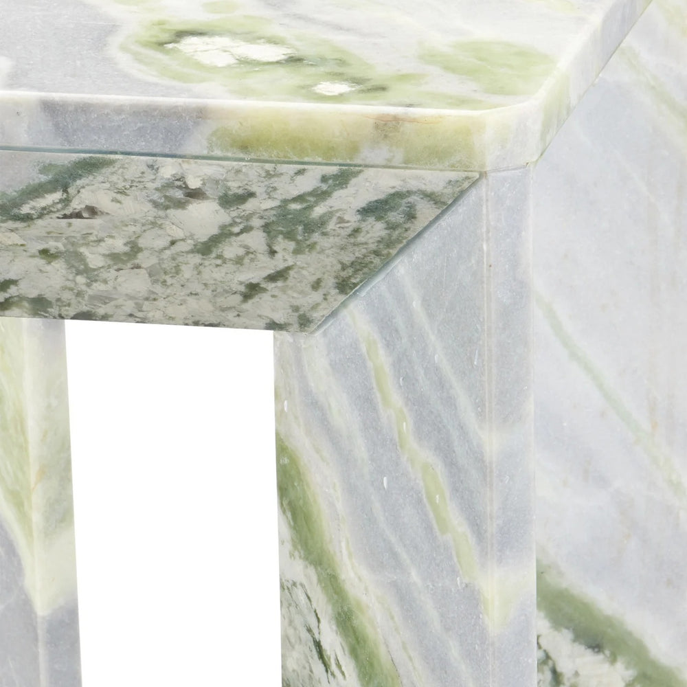 Minerale Green Onyx Accent Table