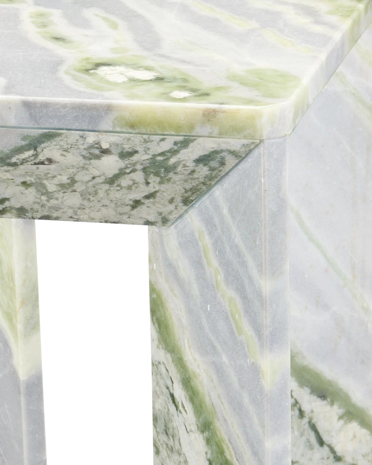 Minerale Green Onyx Accent Table