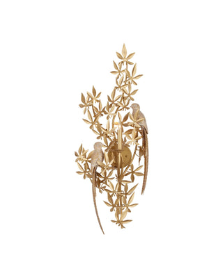 Aviary Gold Wall Sconce, Right