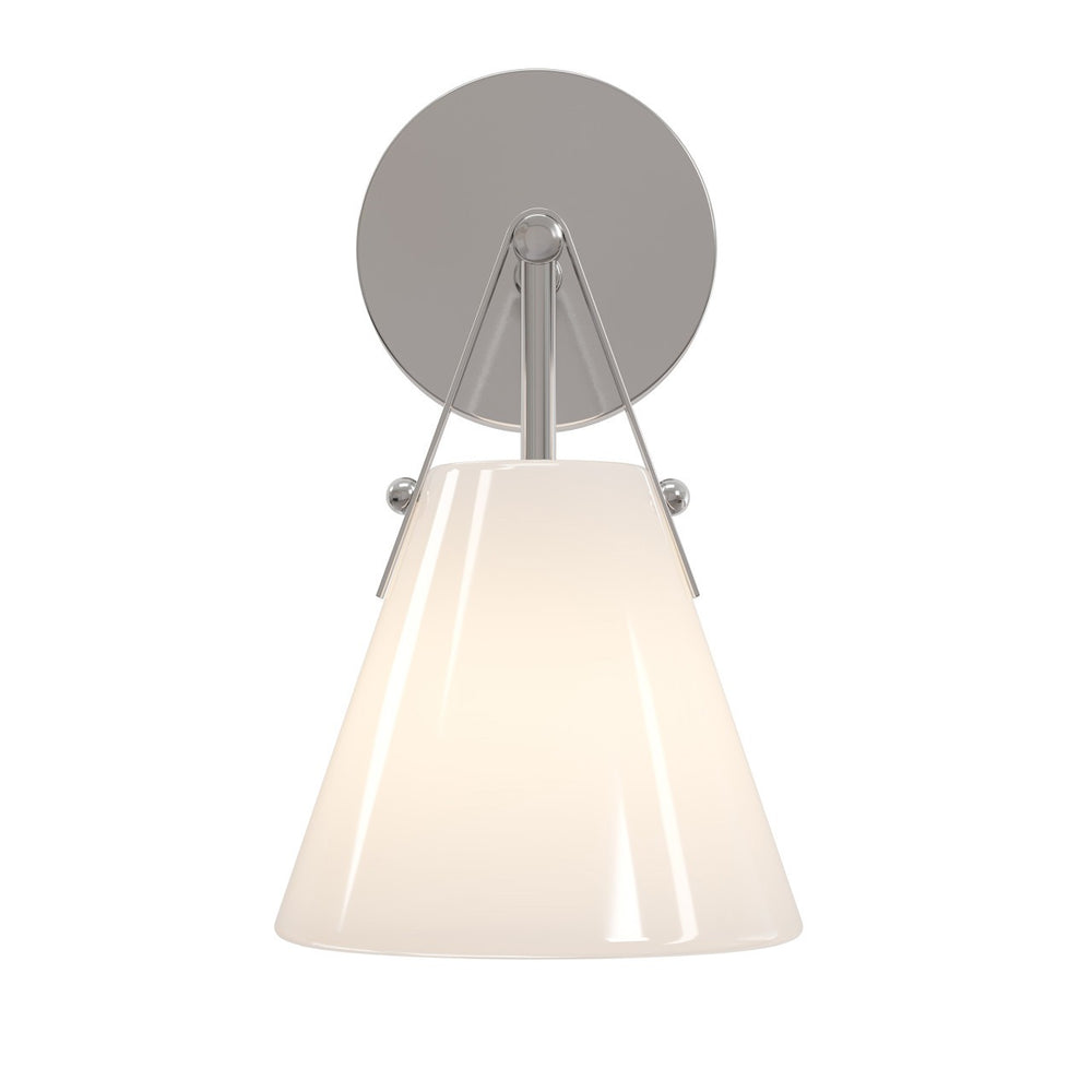 
                      
                        Bronwen Nickel Bath Wall Sconce
                      
                    