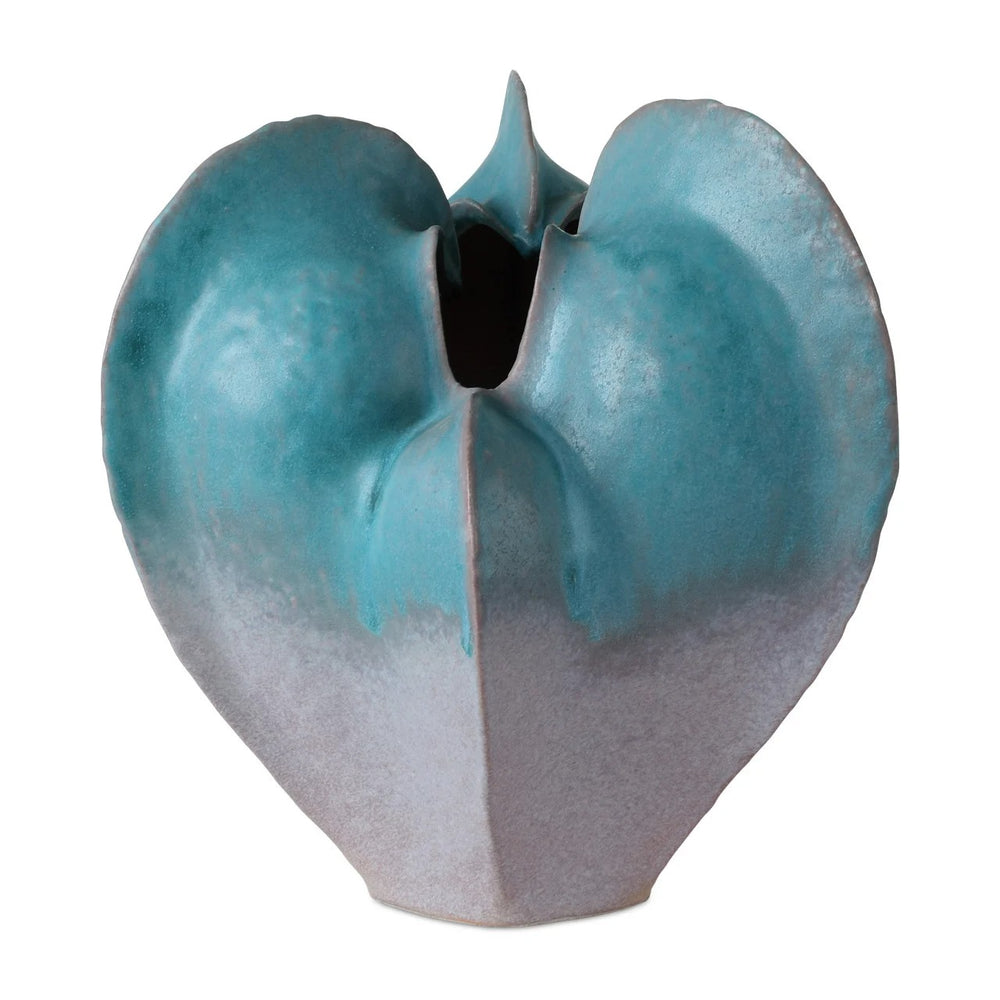 Free-Form Blue Vase