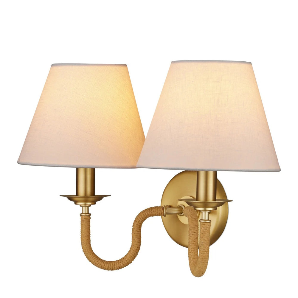 
                      
                        Adala Brass Wall Sconce
                      
                    