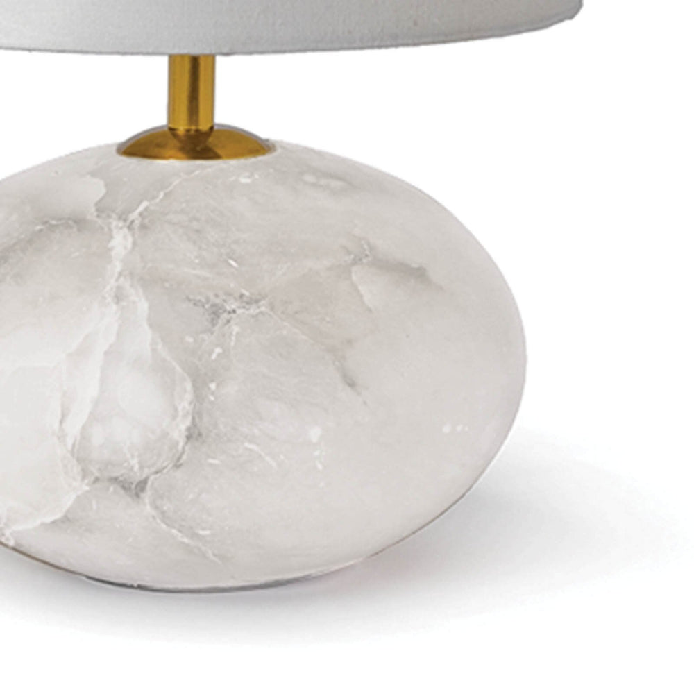 
                      
                        Alabaster Mini Orb Lamp.
                      
                    