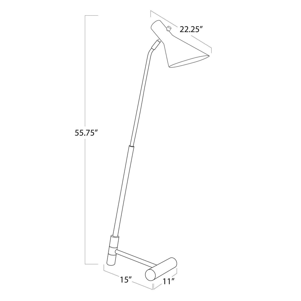 
                      
                        Spyder Floor Lamp Spyder Floor Lamp (White and Natural Brass)
                      
                    