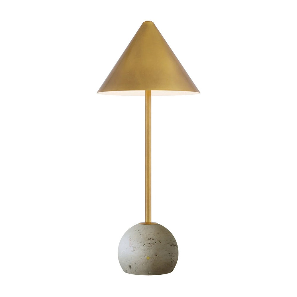 Journey Natural & Brass Cordless Table Lamp