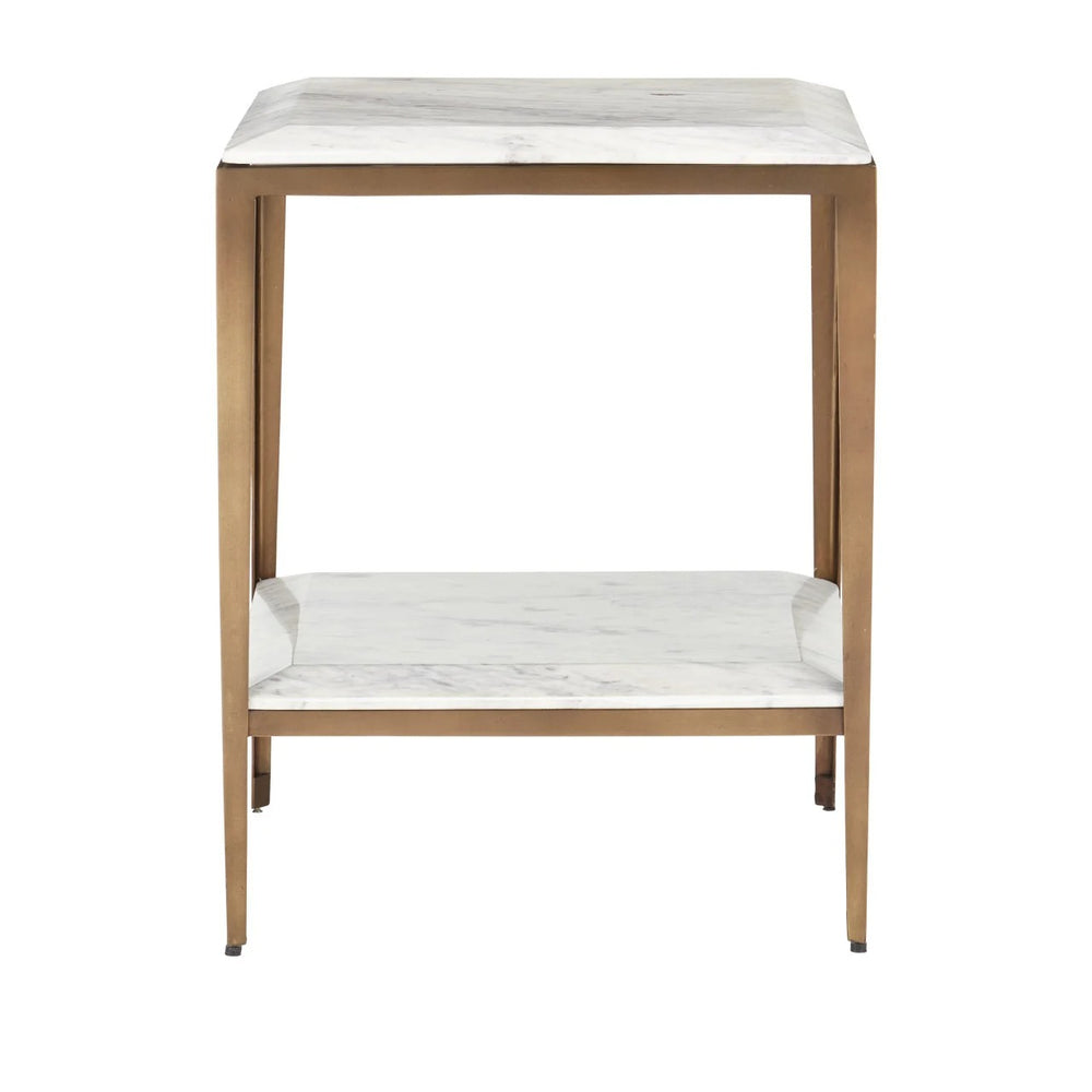 
                      
                        Oblique Marble Side Table
                      
                    