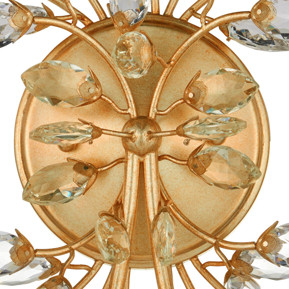 
                      
                        Forget-Me-Not Gold Wall Sconce
                      
                    
