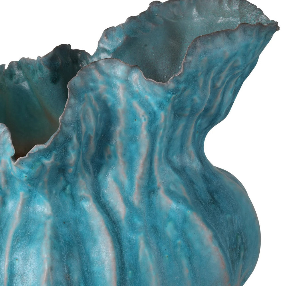 Flying Silk Blue Vase