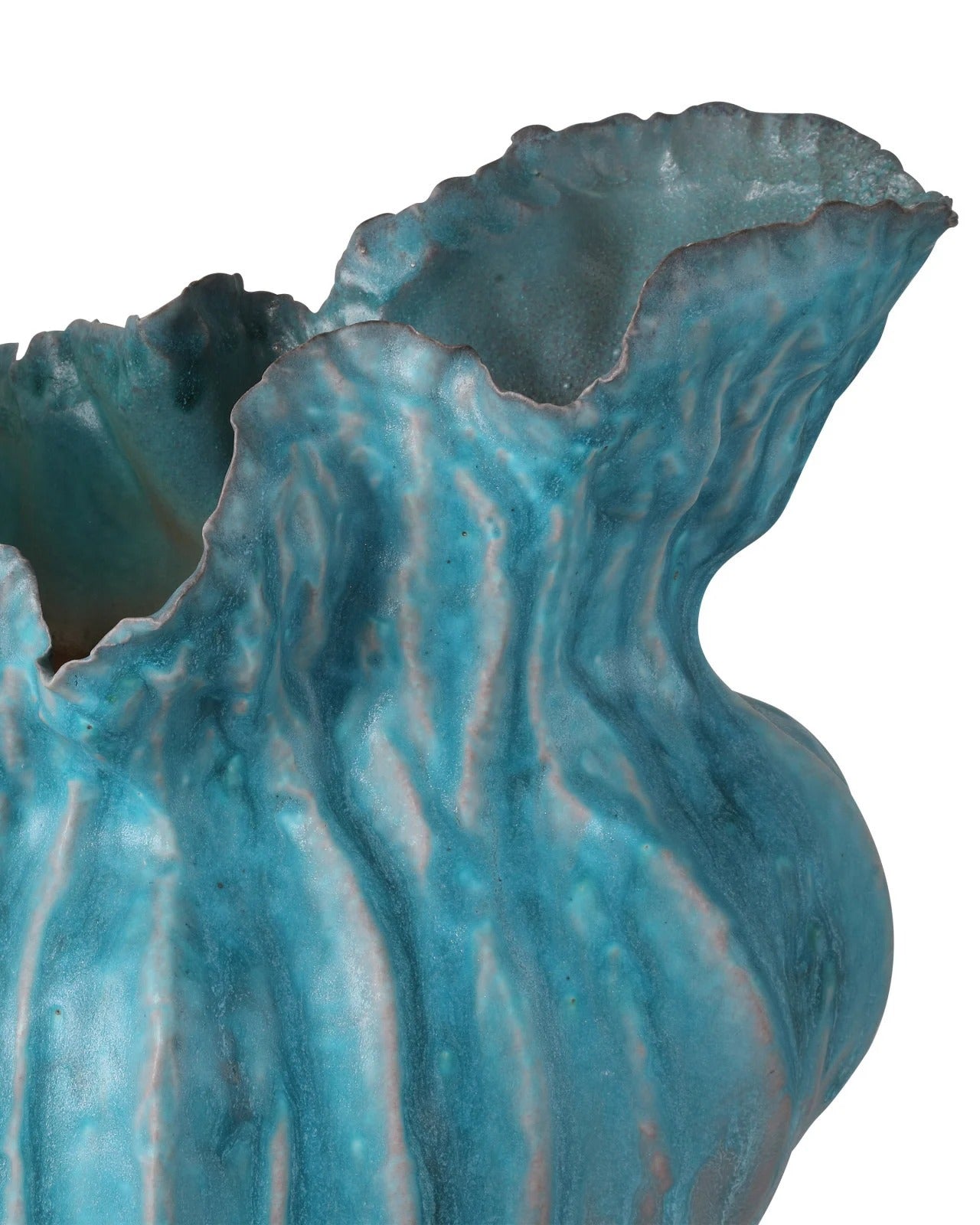 Flying Silk Blue Vase