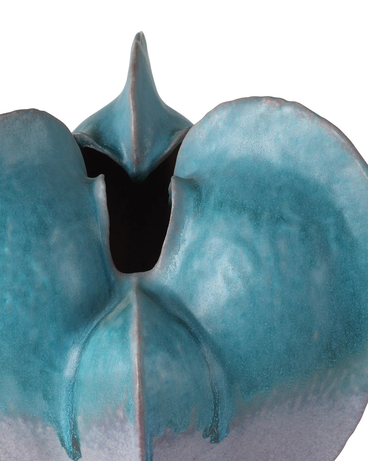 Free-Form Blue Vase
