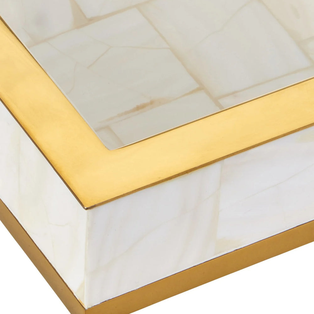 Casey Mother of Pearl Tray Set of 2