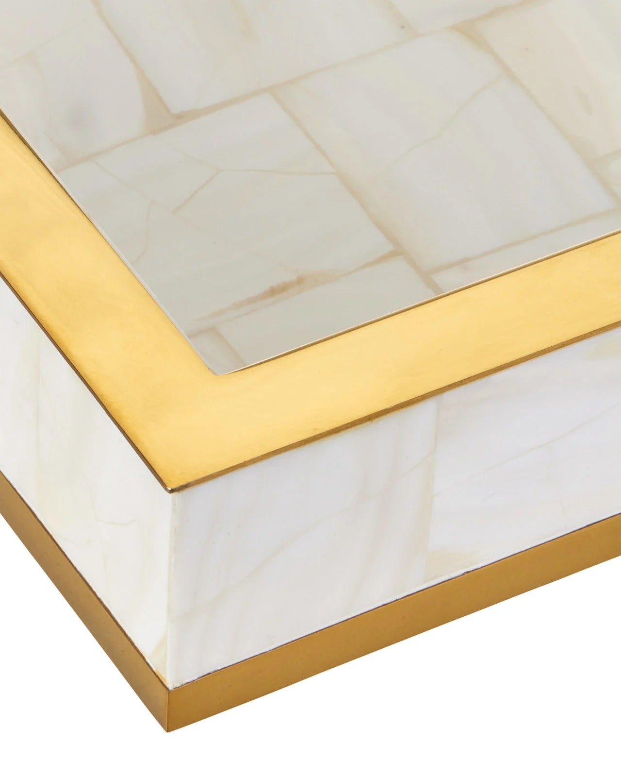 Casey Mother of Pearl Tray Set of 2