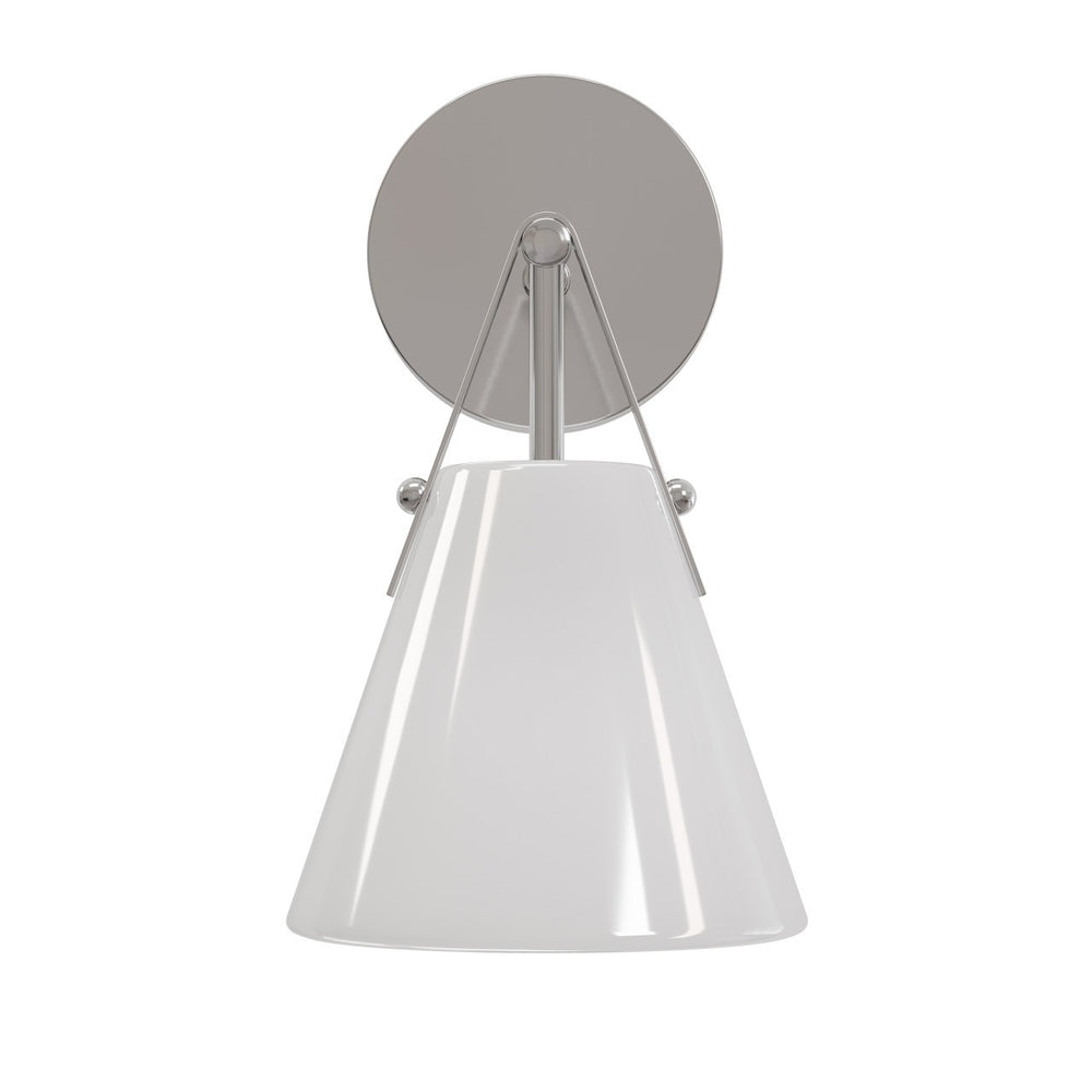 
                      
                        Bronwen Nickel Bath Wall Sconce
                      
                    