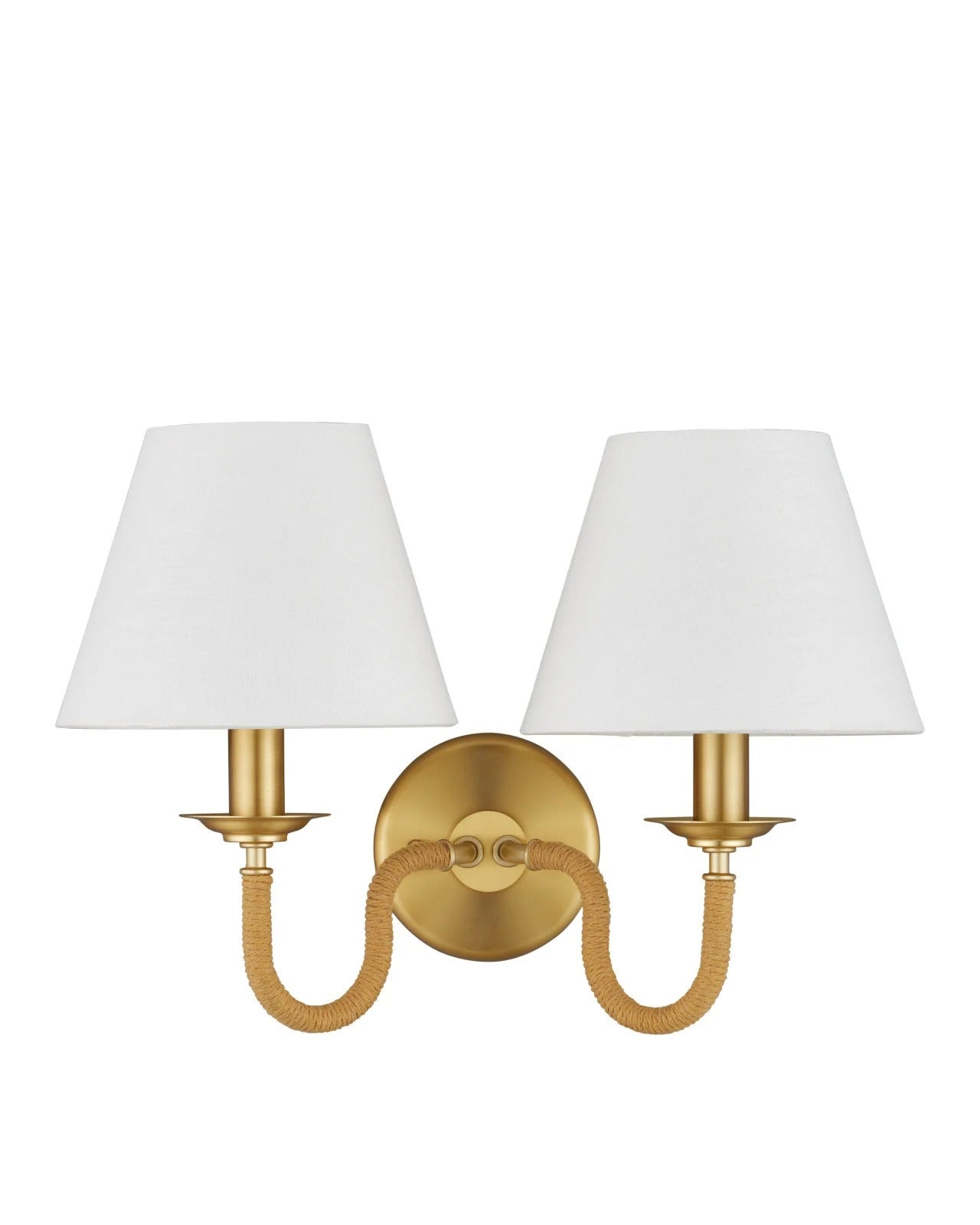 Adala Brass Wall Sconce - Thumbnail 4