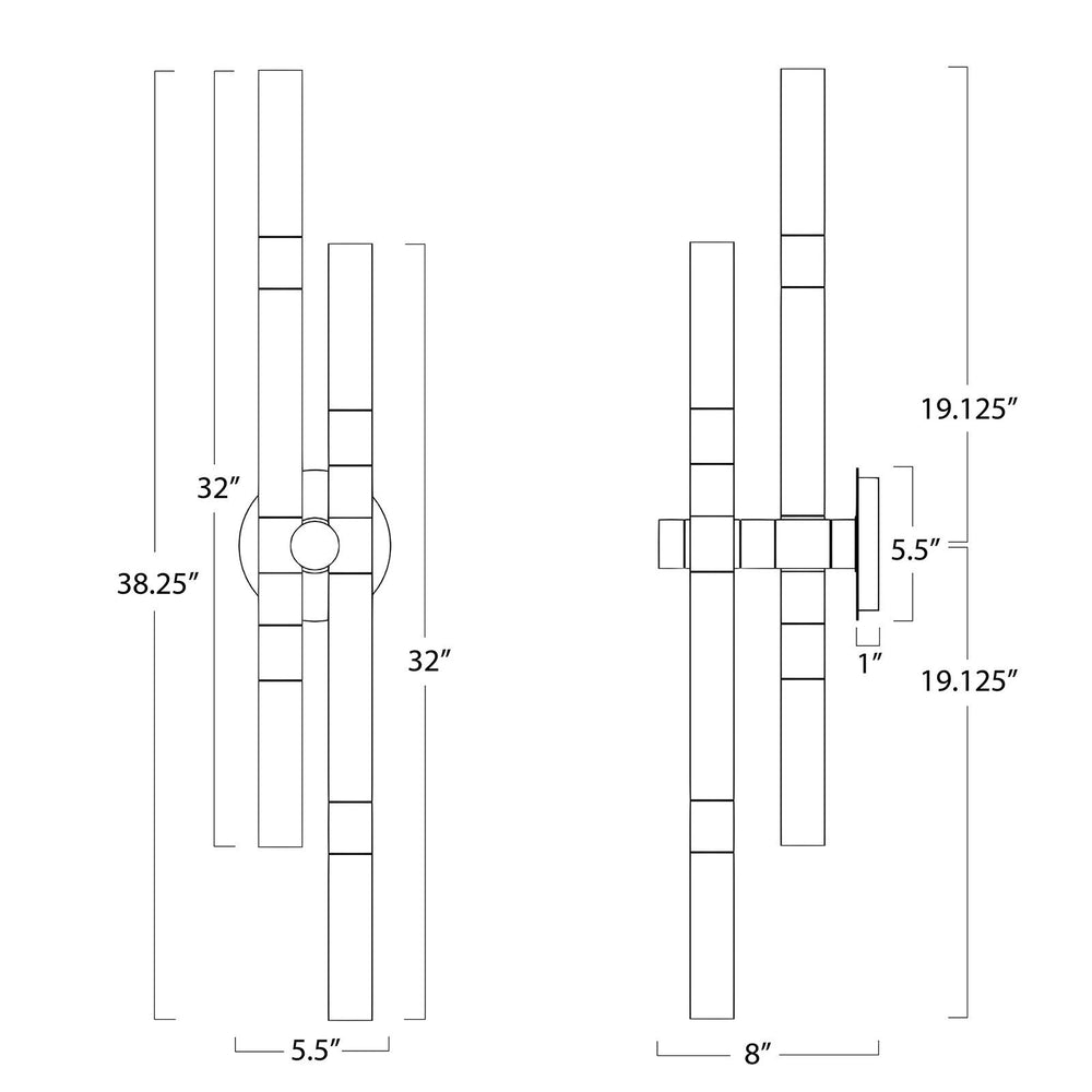 
                      
                        Cass Sconce (Polished Nickel).
                      
                    