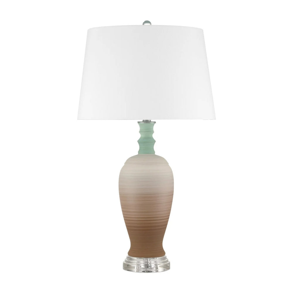 
                      
                        Happy 80's Brown & Pale Blue Table Lamp
                      
                    