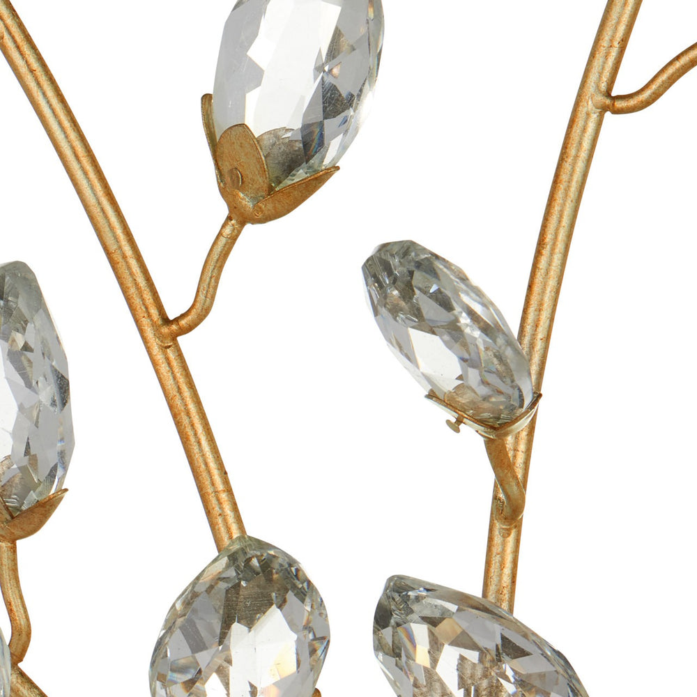 
                      
                        Forget-Me-Not Gold Wall Sconce
                      
                    