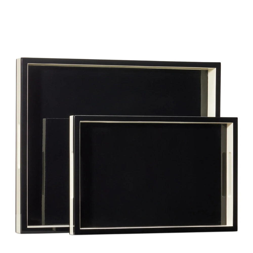 
                      
                        Ivory Lacquer Tray Set of 2
                      
                    