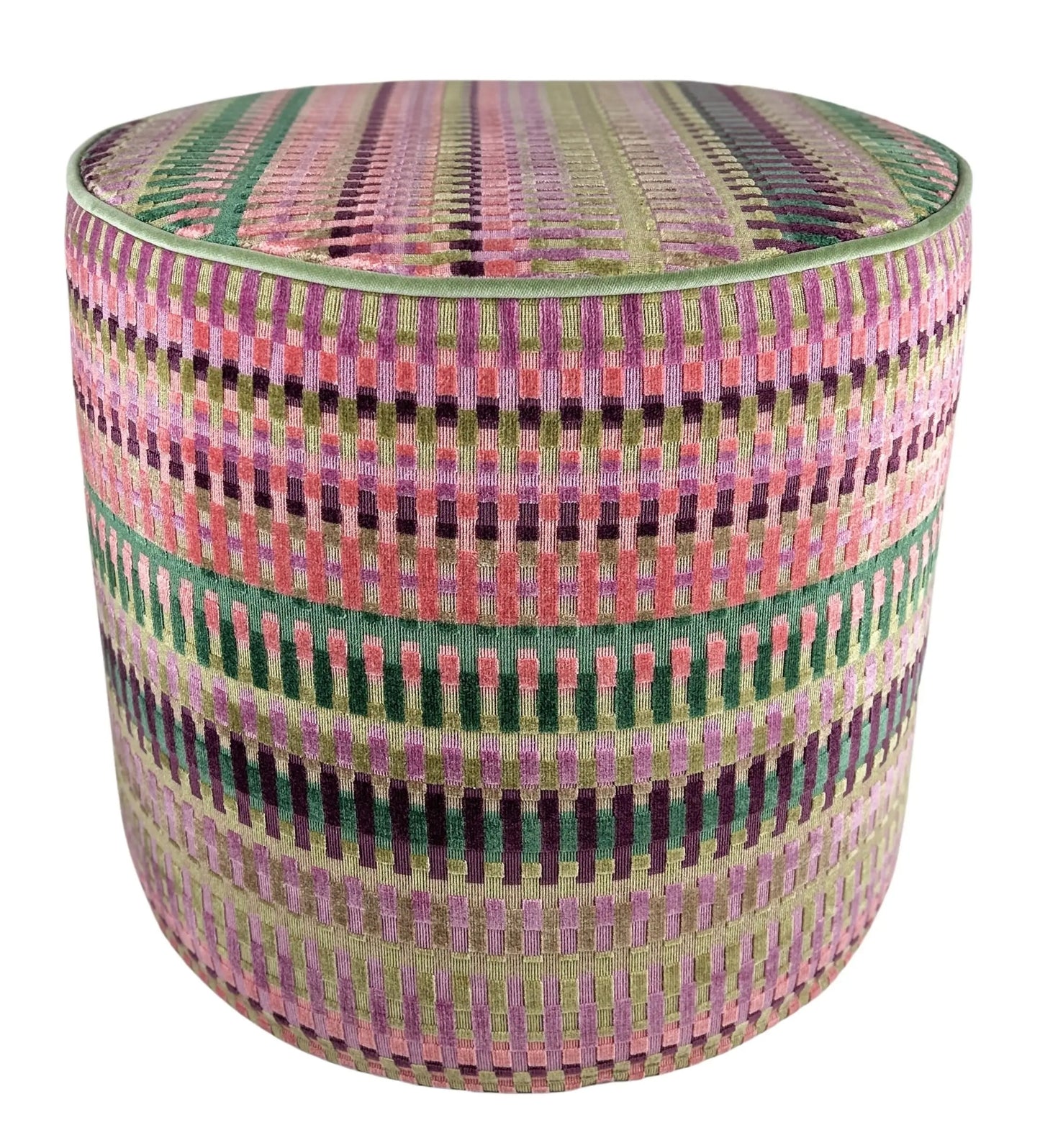 Perch Elliott - Pink/Green Stool w/ Cord