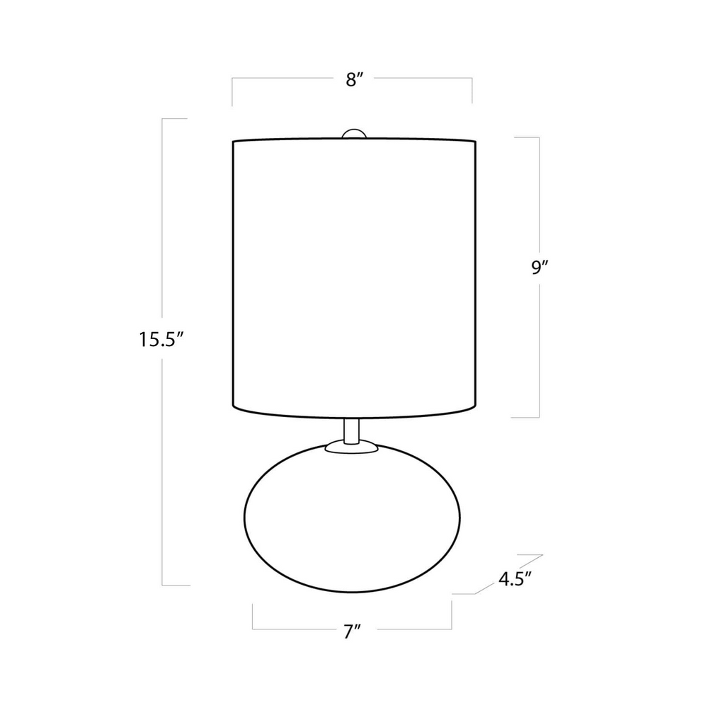 
                      
                        Alabaster Mini Orb Lamp.
                      
                    