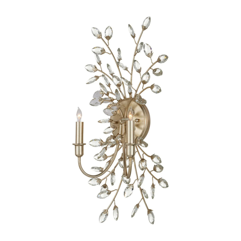 
                      
                        Forget-Me-Not Silver Wall Sconce
                      
                    