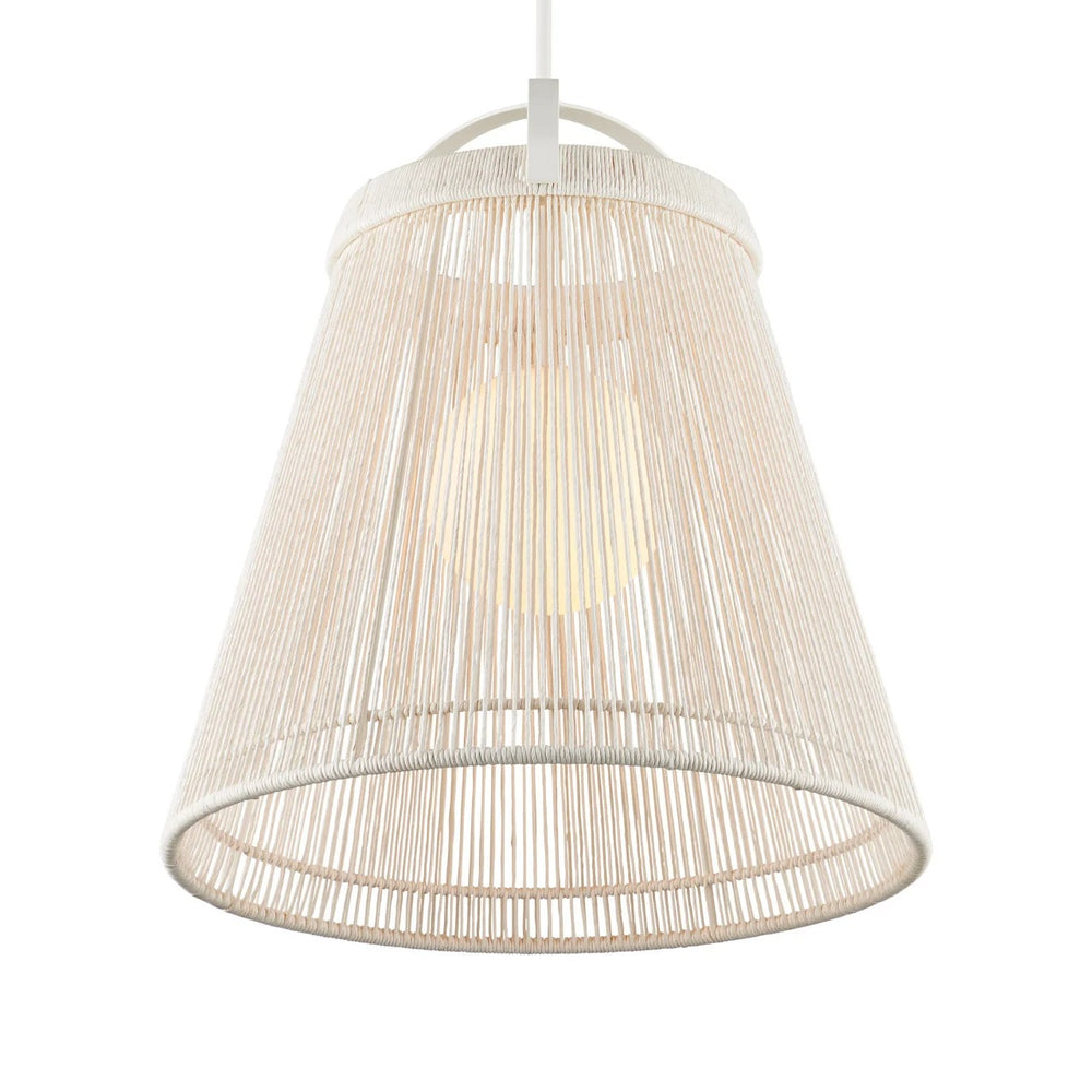 Parnell Medium White Pendant