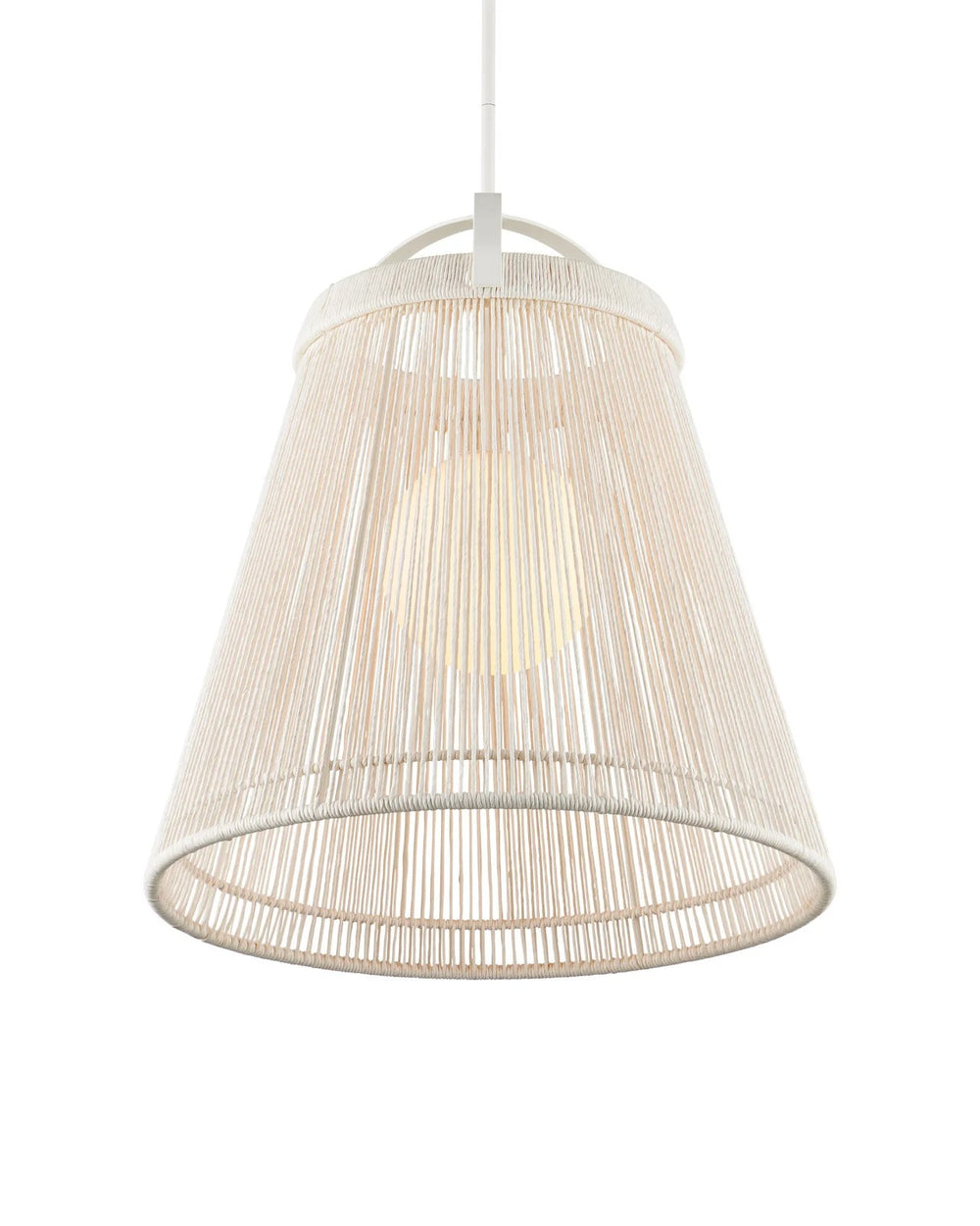Parnell Medium White Pendant