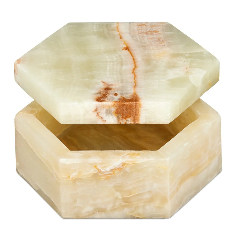 
                      
                        Arco Green Onyx Hexagon Box
                      
                    