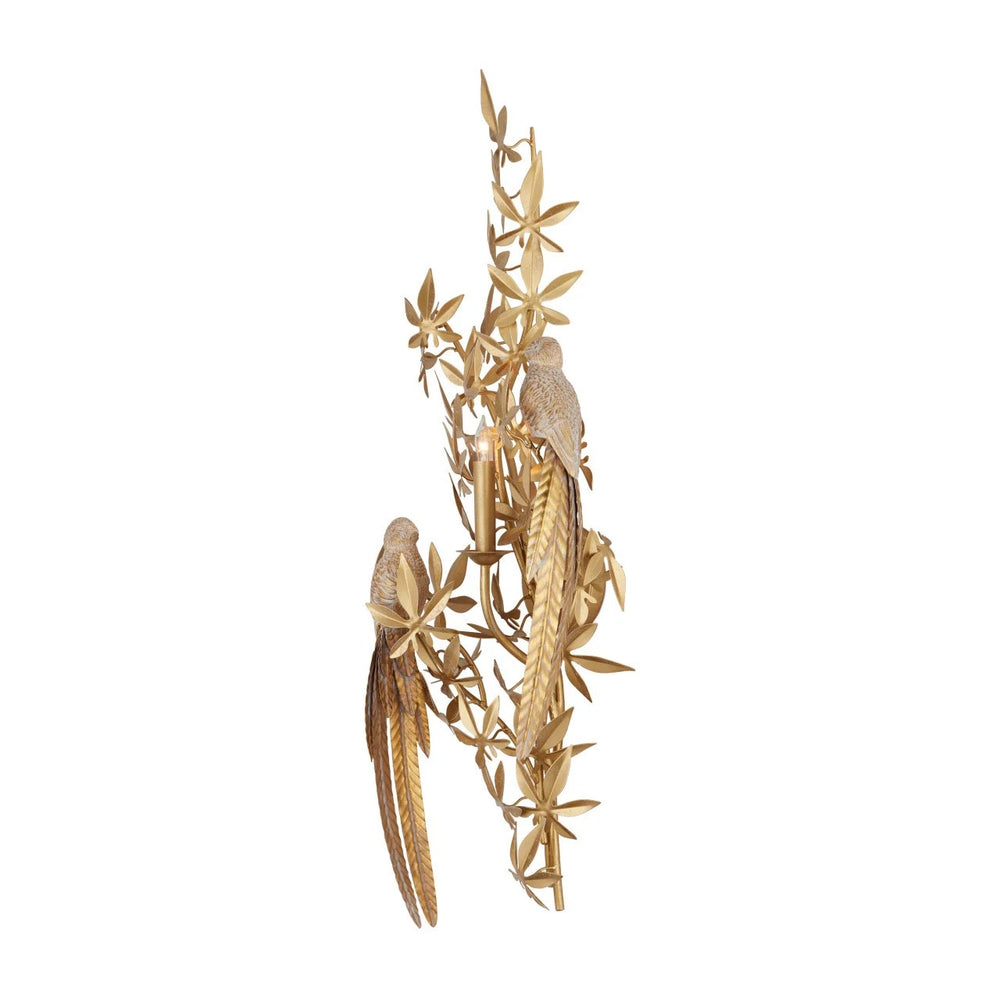
                      
                        Aviary Gold Wall Sconce, Right
                      
                    