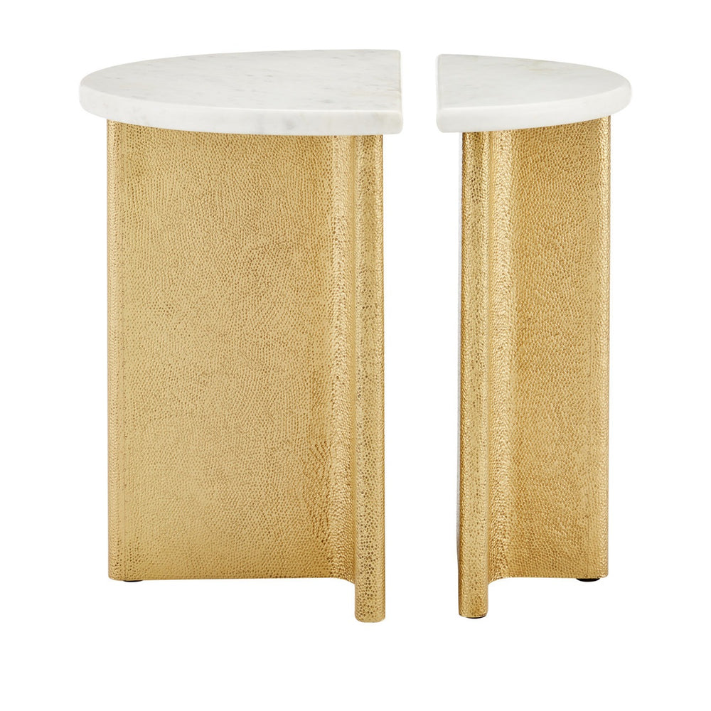 Doublet Marble Accent Table Set of 2