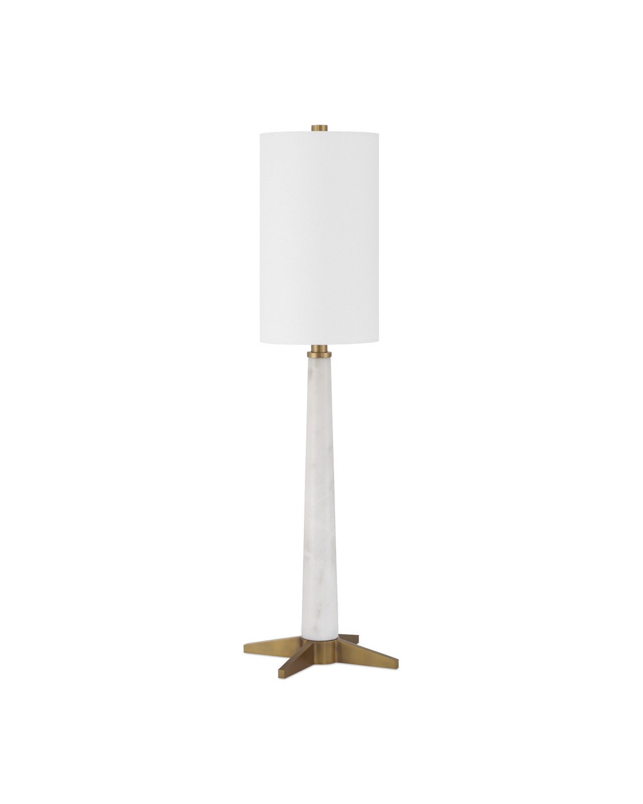 Munroe White Table Lamp - Thumbnail 4