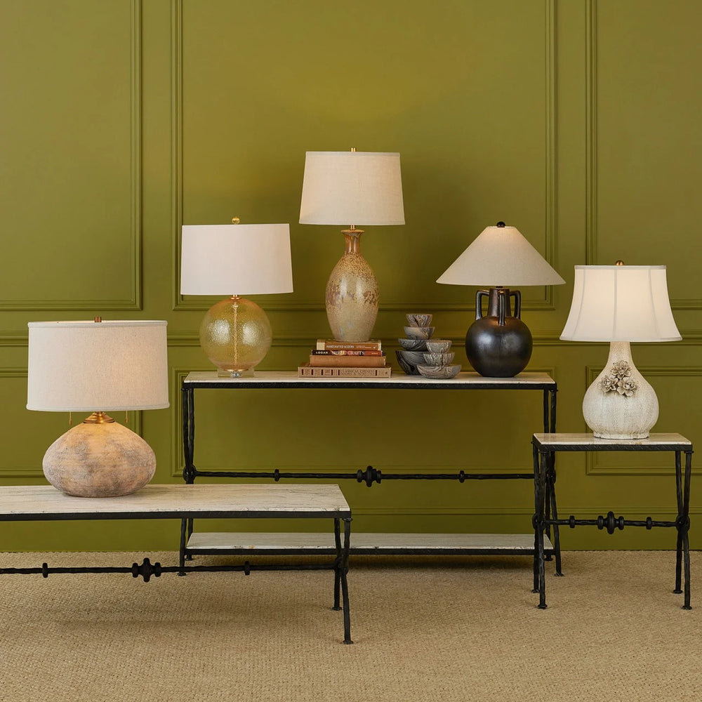
                      
                        Zebulon Round Table Lamp
                      
                    