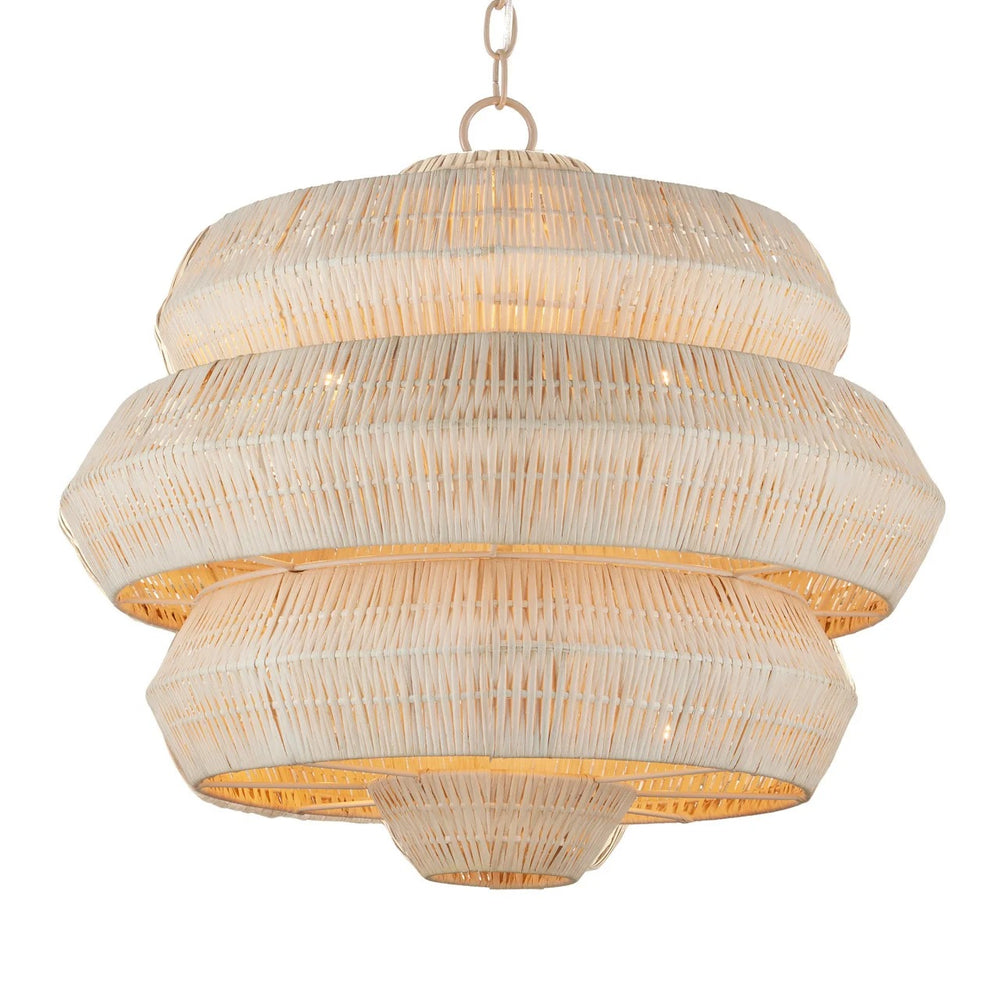Antibes Small White Chandelier
