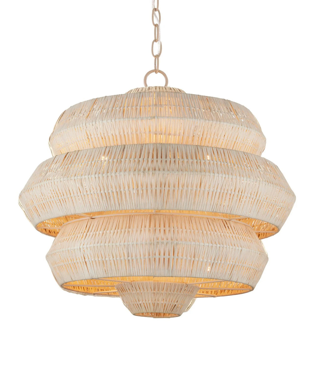 Antibes Small White Chandelier
