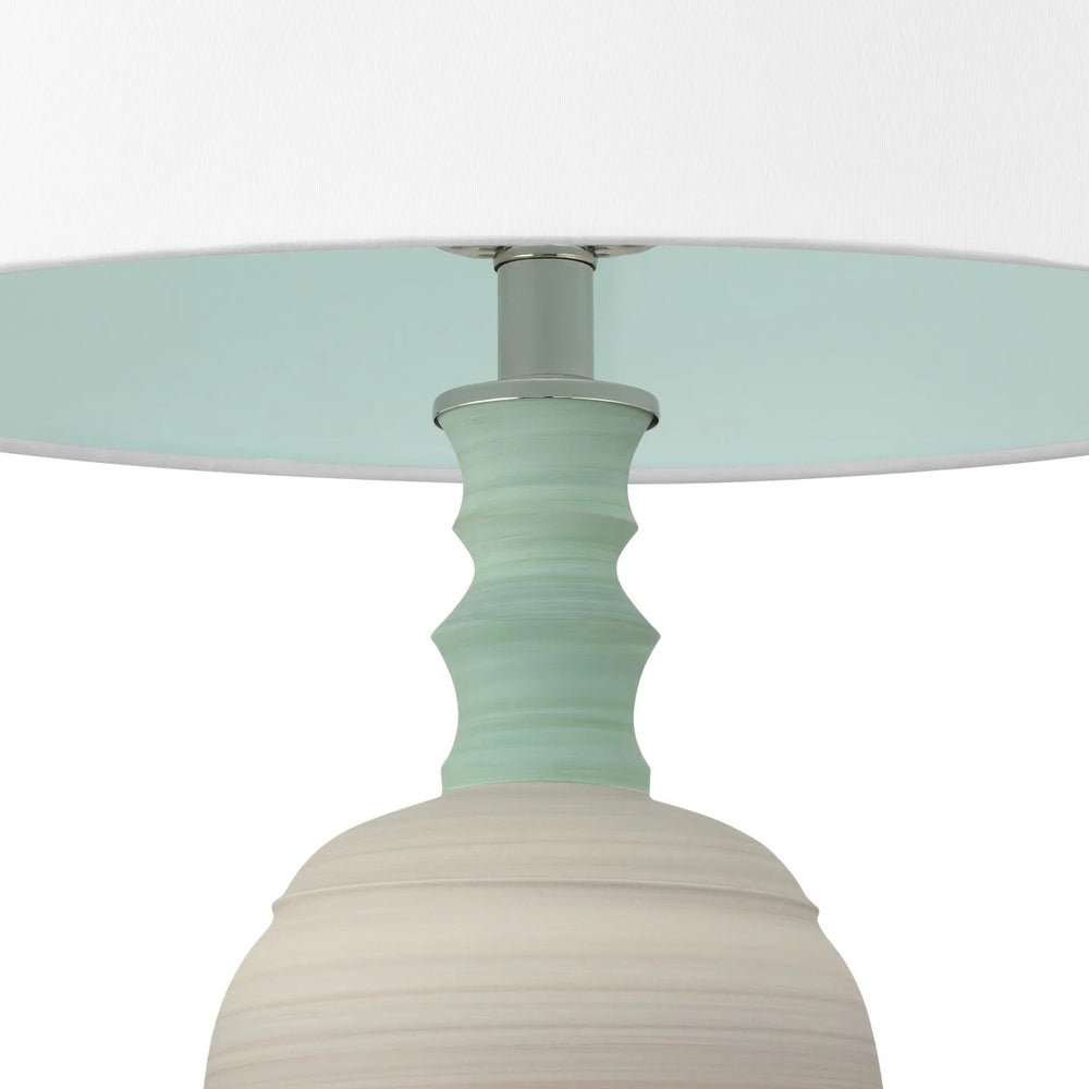 
                      
                        Happy 80's Brown & Pale Blue Table Lamp
                      
                    
