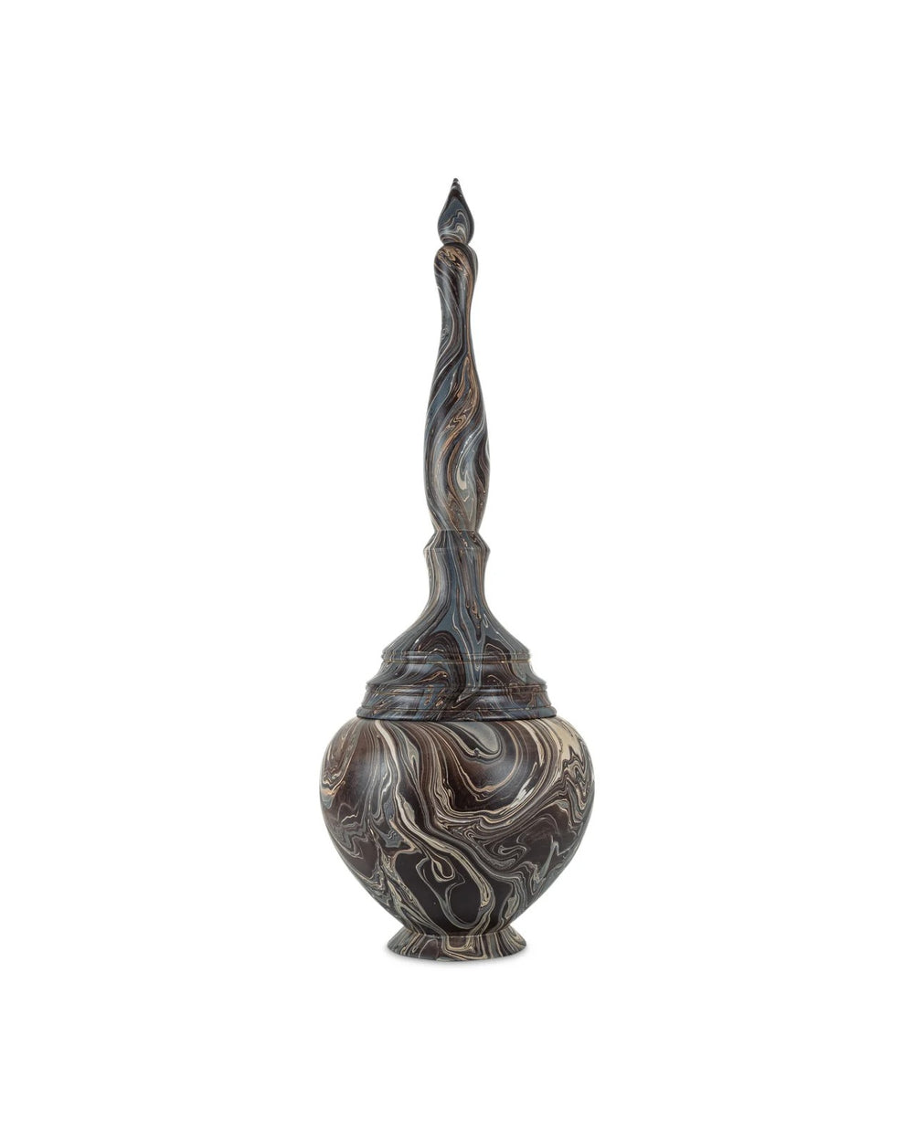 Marbleized Tall Turret Box