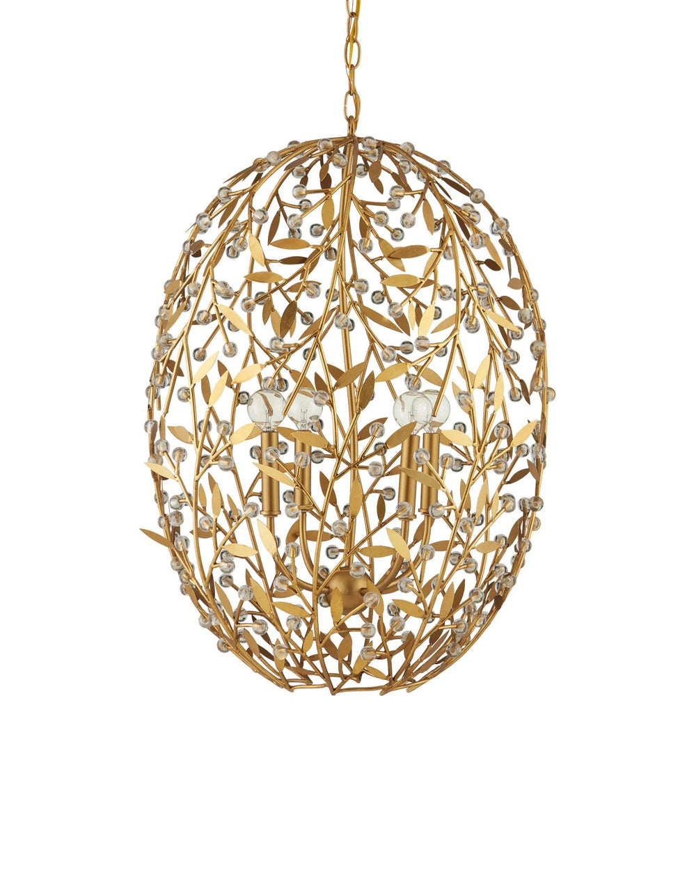 Secret Garden Gold Chandelier