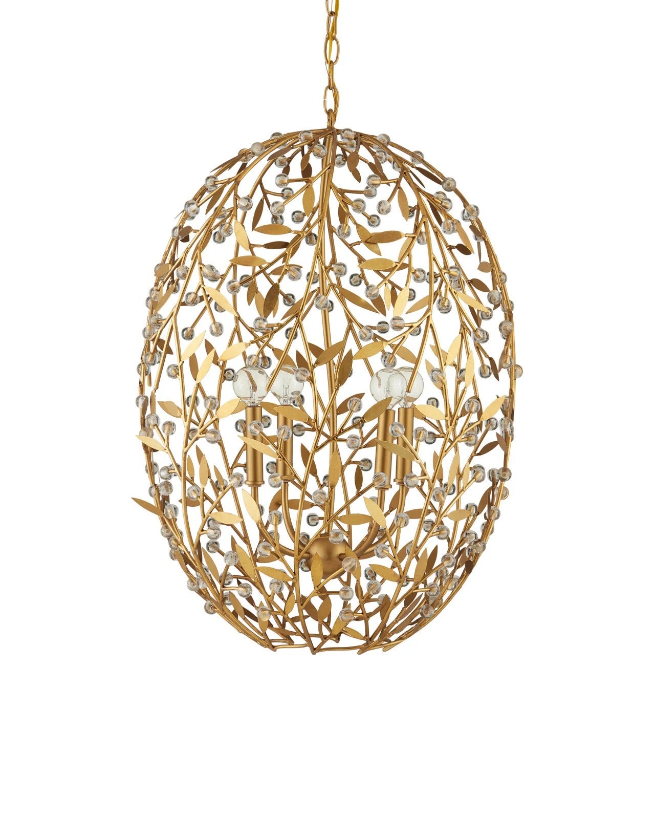Secret Garden Gold Chandelier