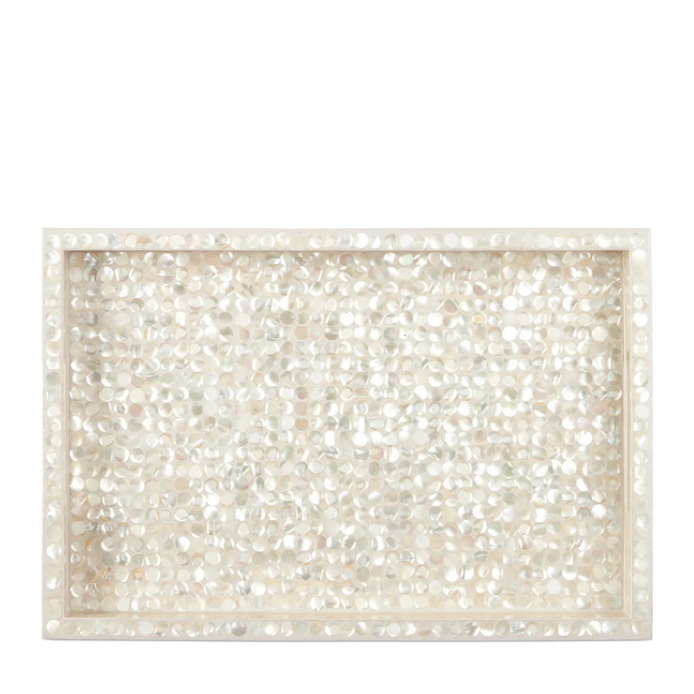
                      
                        Gerri Dot Mother of Pearl Tray Set of 2
                      
                    