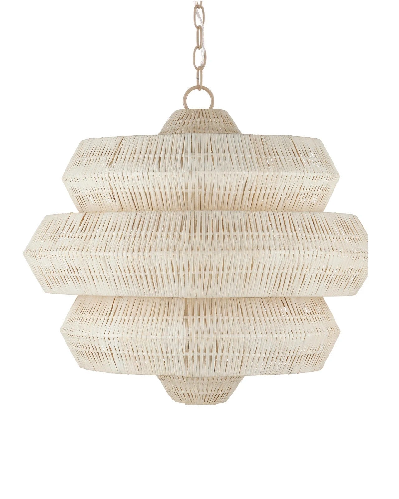 Antibes Small White Chandelier - Thumbnail 2